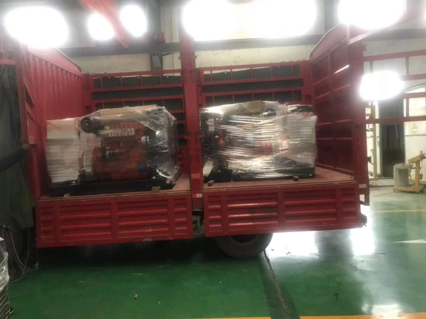 天津付先生從華全動力采購的15kw標配柴油發電機組于12月22日順利發往目的地