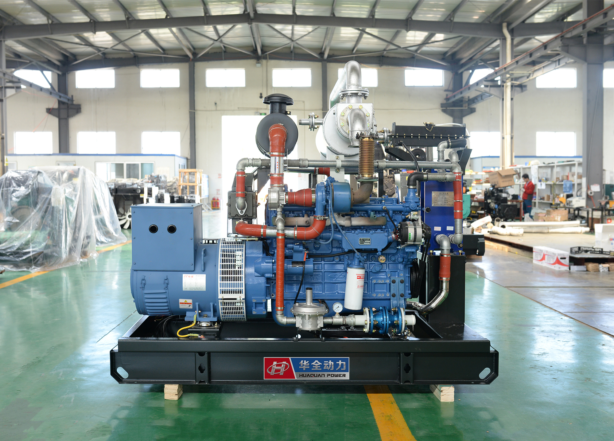 4月26日，華全動力一臺80kw沼氣發(fā)電機組發(fā)往吉林省