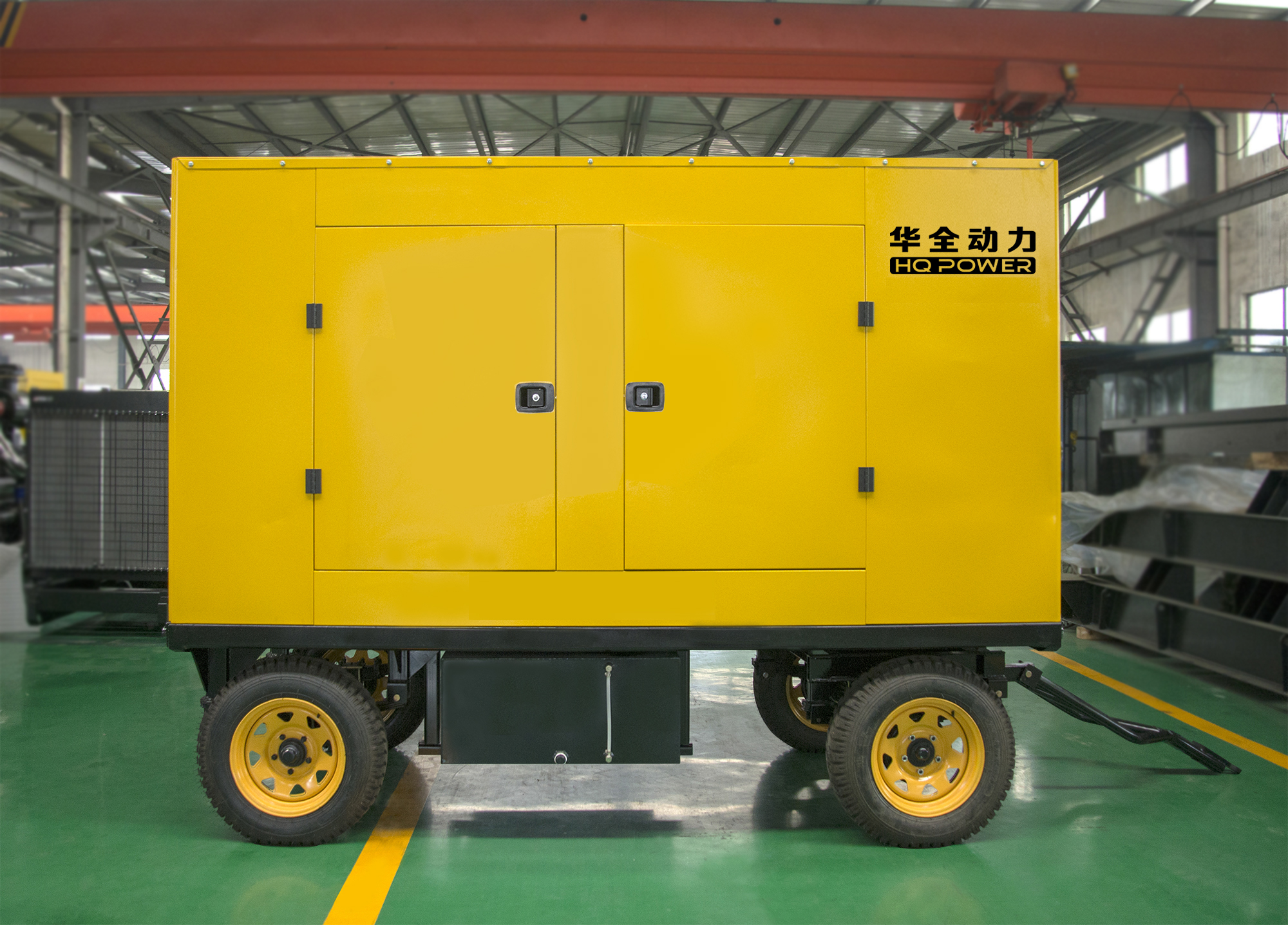 4月28日，王先生的300kw移動拖車發電機組從華全動力發往安徽